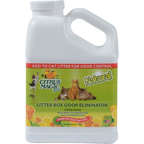 Get Rid of Litter Box Odor for Good with Citrus Magic Litter Odor Eliminator